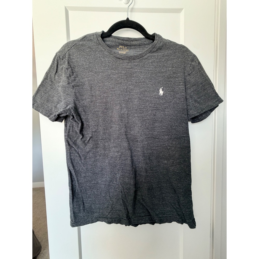 Polo Ralph Lauren Mens Gray Heather Stretch Cotton Crewneck T-Shirt Small_157